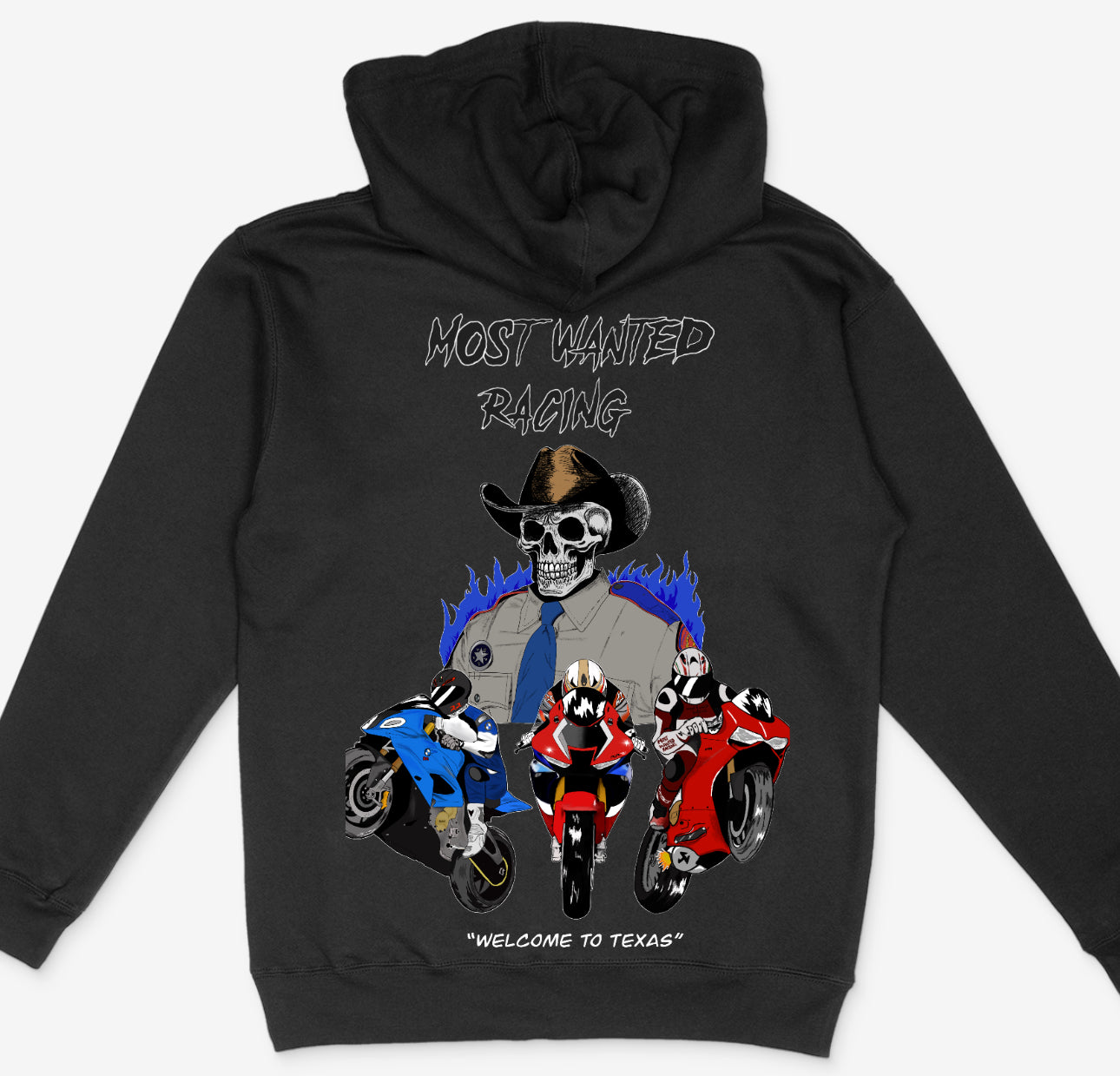 MOST WANTED RACING  “welcome to Texas” hoodie